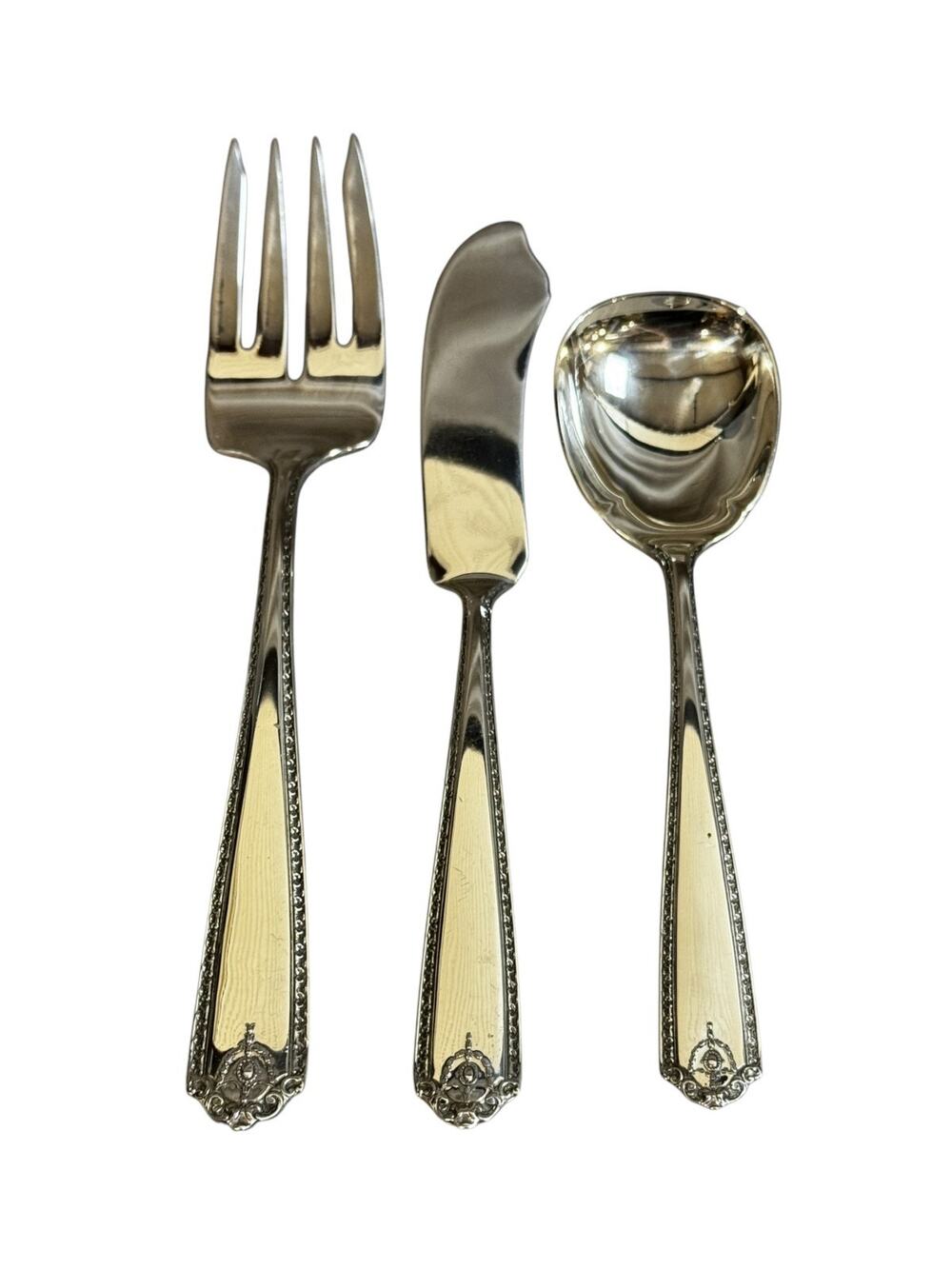 Vintage 1940s Sterling Silver Lady Hilton By Westmorland Serving Fork & Other